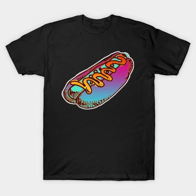 Vapor Hotdog Glizzy Design T-Shirt by aaallsmiles